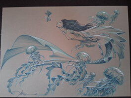 Anthony Jean - Sea life - Illustration originale