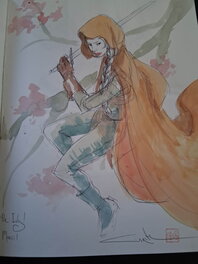 Carita Lupattelli - Dedicace - Illustration originale
