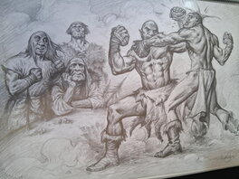 Petar Meseldžija - Giants - Illustration originale