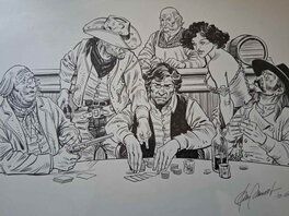 Joan Mundet - Hommage Blueberry - Illustration originale