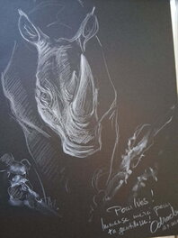 Odrade - Rhino - Illustration originale