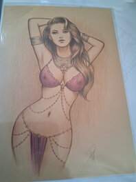 Laurent Paturaud - Mata Hari - Illustration originale