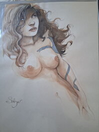 Éric Stalner - Female - Illustration originale