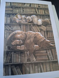 Kapetanovic Midhat - The empress & the bear - Illustration originale