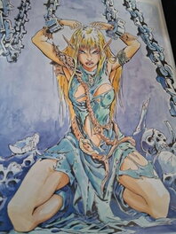 Boyan Vukic - Chained Elf - Illustration originale