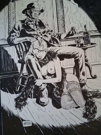 Giuseppe De Luca - Blueberry & Pearl hommage - Illustration originale