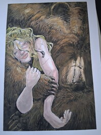 Midhat Kapetanovic - Empress and the bear - Original Illustration