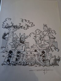 Eugeen Goossens - Variant cover Suske & wiske - Original Illustration