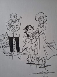 Eugeen Goossens - Variant cover Suske & Wiske - Original Illustration