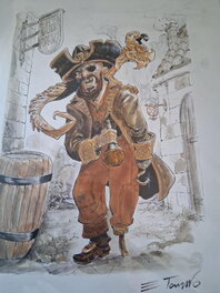 Emiliano Tanzillo - Gulden draak commission - Original Illustration