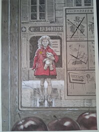 Fabio Mantovani - Jewish child in the war - Illustration originale