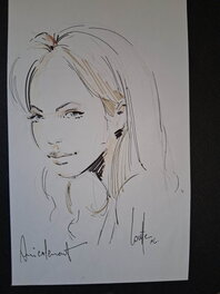 Eric Loutte - Biggles female character - Original Illustration