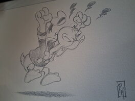 Paolo Mottura - Disney - Illustration originale