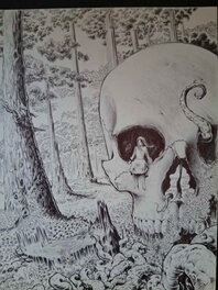 Francesco Mucciacito - Skull forest - Illustration originale