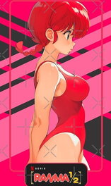 Ranma detail on a poster Ranma detail on a poster