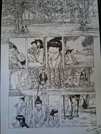 Roberto Ali - Masque aux milles larmes planche - Comic Strip