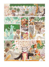 Le Chat -peintre. Planche 8.