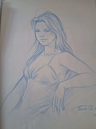 Thomas Du Caju - Female character - Original Illustration