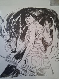 Kyko Duarte - Filles de soleil - Original Illustration