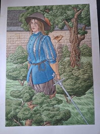 Milan Jovanovic - 7 vies de l'epervier - Gulden Draak commission - Original Illustration
