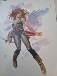 Apri Kusbiantoro - Roodhaar - Original Illustration