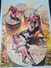 Apri Kusbiantoro - Storm - Original Illustration