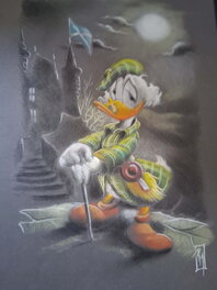 Paolo Mottura - Dagobert in Scotland - Original Illustration