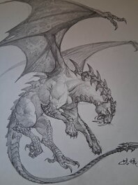 Ma Yi - Dragon - Original art