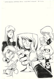 Leiji Matsumoto - Albator, le corsaire de l'espace | Captain Harlock Space Pirate | Eternity / Malibu titlepage illustration - Original Illustration