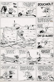 Marcel Remacle - 1958 - Le Vieux Nick : Pavillons Noirs - Planche originale