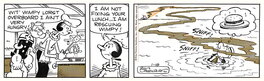 Bud Sagendorf - Popeye daily strip King Features Syndicate - Planche originale