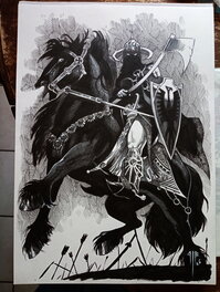 Philippe Bringel - Death Dealer - Original Illustration