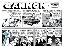 Wally Wood - Cannon, C123A, strip partiel - Planche originale
