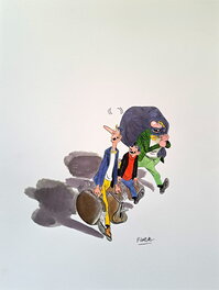 Blutch - Les Pieds-Nickelés - Original Illustration