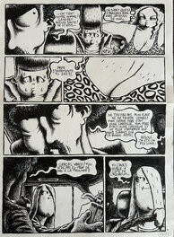 David Cren - Cren, Dérapage, planche n°9, 2005. - Planche originale