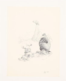 Jean Dulieu - Original drawing Paulus en Ploumanac - Planche originale