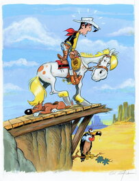 Gil Formosa - Lucky Luke - Original Illustration