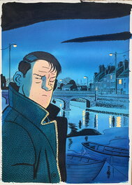 François Ravard - Illustration originale Nestor Burma - Original Illustration