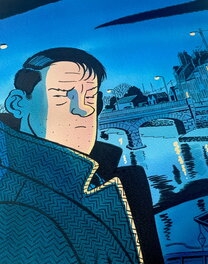 Illustration originale Nestor Burma Illustration originale Nestor Burma