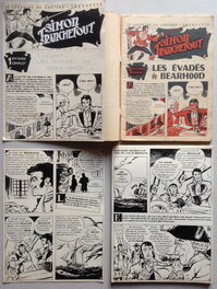 La Planche 1 de Titre en haut , et la page de la Bd (Non jointe a L'achat ..., c'est pour montrer que c'est bien Publié) , et les Planches 2 et 3 en bas