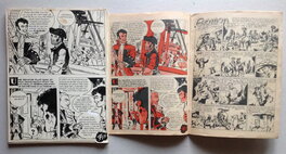 La Planche 22 de Fin a gauche , et la page de la Bd (Non jointe a L'achat ..., c'est pour montrer que c'est bien Publié) , et a droite le début de RAMON L'Aquila ( de Rémy Bordelet ) .