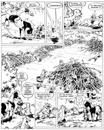 Derib - 1977 - Yakari chez les Castors - Planche originale