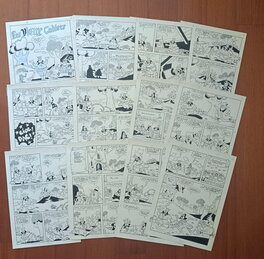 Franco Aloisi - Le Roi Pystache - Planche originale