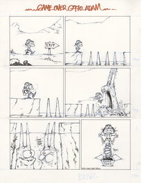 Midam - The Snow Must Go On, Tome 25 - Gag 970 - Planche originale