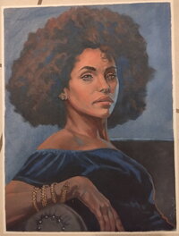 pedro do nascimento - Portrit de femme / pedro do nascimento - Illustration originale