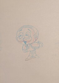 Jack Dazzo - Mr. PRINGLES - TV commercial animation drawing - Illustration originale