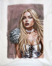 Brian Haberlin - Emma Frost Pin ip - Original Illustration