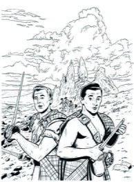 Le trésor du pendu - Couverture originale - Spirits of Scotland - T3