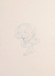 Jack Dazzo - Mr. PRINGLES - TV commercial animation drawing - Illustration originale