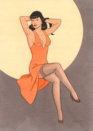 Philippe Berthet - Pin-Up, 20 - Illustration originale